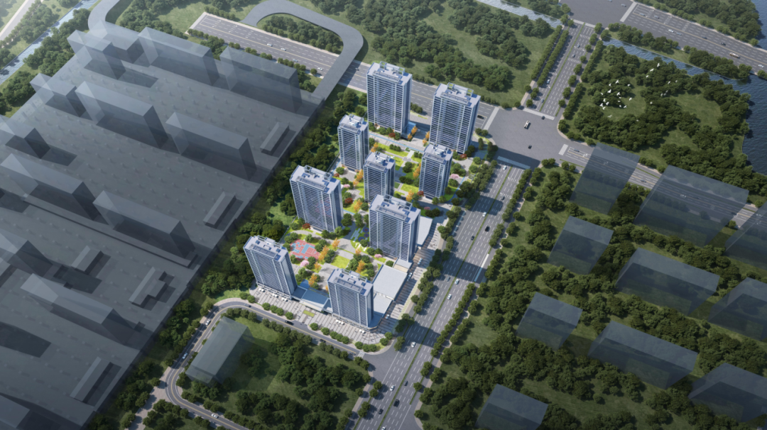 杭州西站枢纽双铁盖板区域安置房